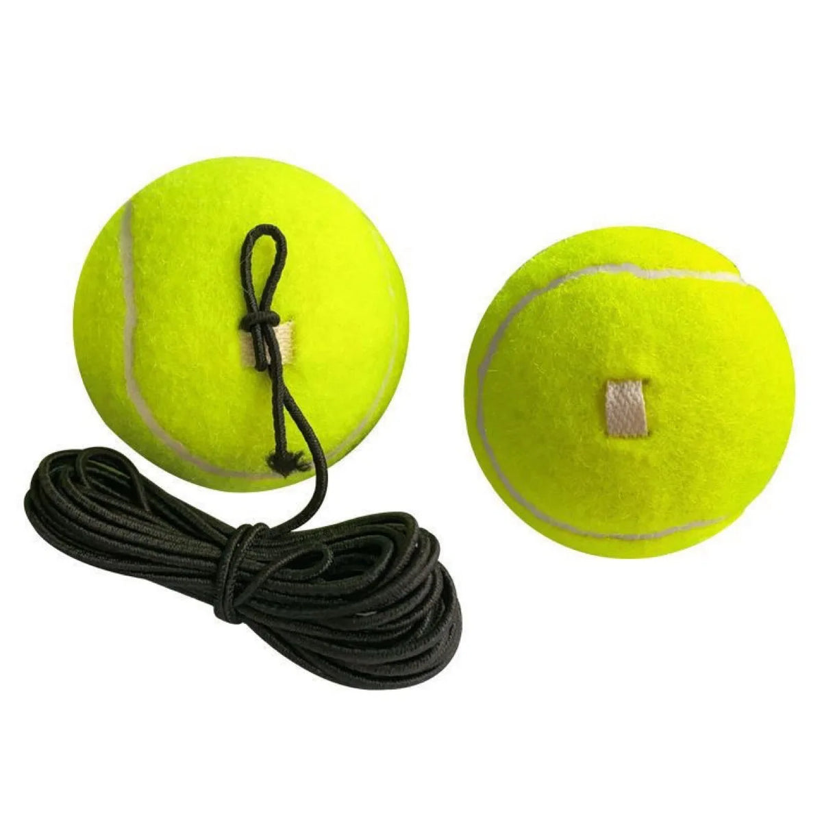 Balle de tennis avec élastique
